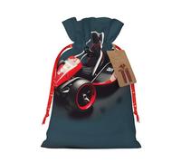 Bolsas de regalo de Navidad, mini kart de Navidad, bolsas de dulces reutilizables para festivales y fiestas en casa