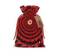 Bolsas de regalo de tela delicada en espiral con cordón, encantadora bolsa de regalo de vacaciones para celebraciones