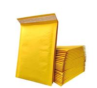Bolsas de sobres de burbujas de papel Kraft amarillo, sobres de envío acolchados de diferentes especificaciones con bolsa de correo de burbujas 11x13CM 20 piezas