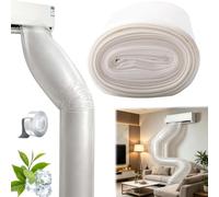 Bolsas De Soplador De Aire Acondicionado Cortable, Bolsa Aire Acondicionado, 30m Tubo Airen Acondicionados Portatil, Sellado HerméTico Y Silencioso Dormitorio, Sala De Estar, Estudio (10M)
