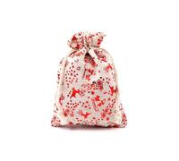 Bolsas de tela con cordón 10 unids/lote bolsas de algodón de Navidad 10x14 13x18cm muslin Candy Gifts joyas bolsas de embalaje bolsas de regalo con cordón bolsa de regalo y bolsa de yute bolsas de