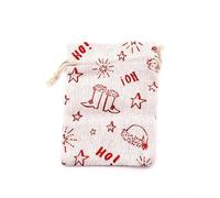Bolsas de tela con cordón 10 unids/lote bolsas de algodón de Navidad 10x14 13x18cm muslin Candy Gifts joyas bolsas de embalaje bolsas de regalo con cordón bolsa de regalo y bolsa de yute bolsas de