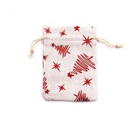 Bolsas de tela con cordón 10 unids/lote bolsas de algodón de Navidad 10x14 13x18cm muslin Candy Gifts joyas bolsas de embalaje bolsas de regalo con cordón bolsa de regalo y bolsa de yute bolsas de