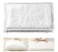 Bolsas de vacío para colchones, grandes 240 x 130 cm, bolsas de almacenamiento al vacío, reutilizables, con válvula hermética para colchones, ropa de cama, 2 unidades