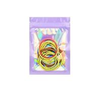 Bolsas Ziplock con sellado holográfico de color 200 piezas para Joyas, Chuches y Regalos