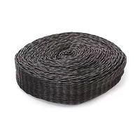 bolsillo de espuma Funda de red de espuma de color frutal con bolsillo y rollo largo, embalaje protector a prueba de golpes(Black,9cmx26m)