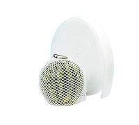 bolsillo de espuma Funda de red de espuma de color frutal con bolsillo y rollo largo, embalaje protector a prueba de golpes(White,9cmx27m)