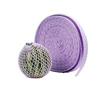 bolsillo de espuma Funda de red de espuma de color frutal con bolsillo y rollo largo, embalaje protector a prueba de golpes(Purple,9cmx24m)