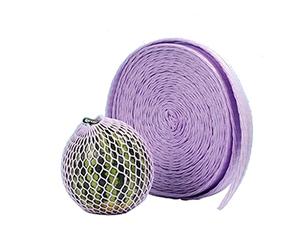 bolsillo de espuma Funda de red de espuma de color frutal con bolsillo y rollo largo, embalaje protector a prueba de golpes(Purple,9cmx22m)