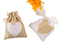 Bolsitas De Tela 10-20pcs/lot Natural Linen Burlap Bag Jute Gift Bag Drawstring Wedding Party Jewelry Travel Storage Pouch Candy Bags(20pcs style A)