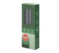 Bolsius Essentials Conica 230/20 Pack 8 Gris Temp