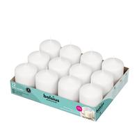Bolsius Prof. Pilar 80/58 Pack 12 Blanca