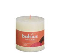 Bolsius Rústica Vela Cilíndrica Suave Perla 100/100mm