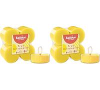 Bolsius True Citronella - Velas perfumadas Maxi - Citronela - 8 Unidades - Tiempo de Combustión 8 horas - Velas para Exteriores - Cera Vegetal Natural - Con Extractos Naturales - Sin Aceite de Palma