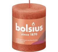 BOLSIUS Vela de pilar naranja terroso Ø68 mm - Altura 8 cm - Naranja - 35 horas de combustión