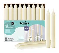 Bolsius - Vela perfumada 103403679905 Bistro vela marfil, 7, "Crema (Pack de 45)