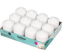 Bolsius Velas básicas para decoración dimensione cero singolo: h 7,8 cm Ø5,8 cm Bianco