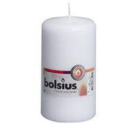 Bolsius Velas lisas - Blanco - 8 unidades - 13 x 7 cm - Velas decorativas para el hogar - Duración de combustión 43 horas - sin perfume
