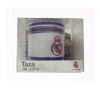 Bolsos Hf Real Madrid - Taza Vidrio por Siempre 33 olección Oficial