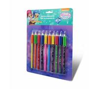 Bolsos Hf - Set 10 Lápices Shimmer And Shine - Brillantes y Coloridos