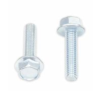 Bolt Tornillo de brida de cabeza hexagonal 10mm M6x1x25mm 10 piezas, tamaño 65 mm