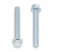 Bolt Tornillo de brida de cabeza hexagonal 8mm M6x1x40mm 10 piezas