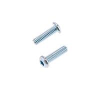 Bolt Tornillo de cabeza curva gruesa M6x1x20mm 10 piezas