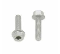 Bolt Tornillo de cabeza hexagonal ancho/Torx M5x0.8x20mm 10 uds