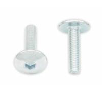 Bolt Tornillo de cabeza plana abovedada M5x0,80x20mm 10 piezas