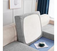 BOLUXIU Funda de Cojín de Asiento de Sofá Elástica Impermeable, Funda de Mueble Suave Antideslizante Con Fondo Elástico