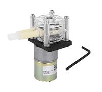 Bomba autocebante SustVita con motor de 24 V CC, flujo máximo de 400 ml/min, bomba peristáltica de transferencia de líquido con cabezal de PC para instrumentos analíticos y (24V)