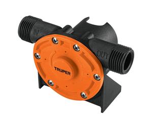 Bomba Autocebante Truper para Uso con Taladro - Drena Agua de Estanques y Piscinas - Vástago 5/16 - Potencia 700W - Altura Máxima 23m