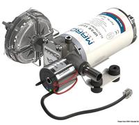 Bomba automática para agua dulce, eléctrica, de la marca Marco, con una presión de 2,5 bares y un caudal de 15 litros por minuto. Modelo Osculati 16.081.03