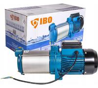 Bomba centrífuga IBO MHI 1300W INOX, bomba de jardín, 230 V, caudal de 6000 l/h, altura de elevación de 55 m, bomba para instalación en superficie, apta para agua doméstica