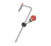 Bomba de acero inoxidable para disolventes, funcionamiento manual con tubo acodado de descarga para bidones pequeños de chapa blanca