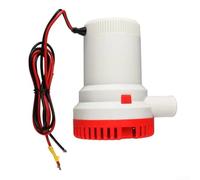 Bomba de achique sumergible de 12 V 2000 GPH para barcos con carcasa de ABS y eje de acero inoxidable, bomba de agua de alto rendimiento para agua dulce y salada, ideal para fontanería y riego marinos