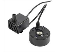 Bomba de agua 2 en 1 USB de 5 V, atomizador ultrasónico, generador de niebla, nebulizador, fuente, estanque, jardín, rocalla, pecera, humidificador