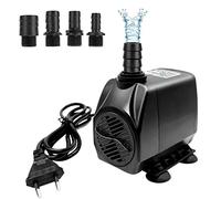 Bomba de Agua 35w 2500l/H Bomba de Estanque Mini Bomba de Agua PequeñA Bomba de Fuente con 3 Boquillas 13mm|16mm|19mm Para Estanque Fuente Acuario JardíN