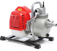 Bomba de agua a gasolina XPOtool, 1,47 kW, 15.000 l/h, altura de elevación de 35 metros, conexión de 38 mm (1,5"), bomba de jardín, bomba motorizada con motor de 2 tiempos