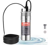 Bomba de agua - Bomba de agua solar - Bomba para pozos profundos - Sumergible - 12V DC - 120W - 3.2 GPM - para pozos