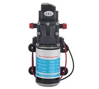 Bomba de agua de alta presión de diafragma eléctrico autocebante con interruptor de presión 12V 100W para uso doméstico e industrial