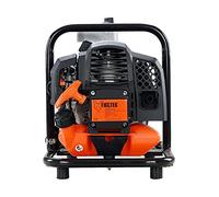 Bomba de agua de gasolina de 2 tiempos 52 cm3 FUXTEC FX-WP152 - con un caudal de 15.000 l por hora y una altura máxima de 35 m, altura máx. de aspiración 8 m - Bomba de jardín