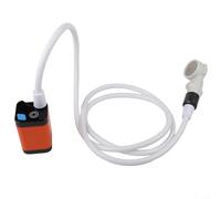 Bomba de agua eléctrica portátil para ducha de camping con manguera de 2 m, ducha al aire libre de 6000 mAh para lavado de coches, baño de mascotas, riego de jardín y viajes de campamento (naranja)