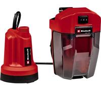 Einhell Bomba de drenaje de agua clara inalámbrica GE-SP 18 LL Li (1x4,0 Ah) PXC (Li-Ion, 18V, 4500 L/h máx., caja de batería flexible, encendido continuo, batería de 4,0 Ah y cargador rápido
