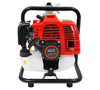 Bomba de agua para motor de 43 cc - 1,25 kW - Conexión de 25 mm - Color rojo