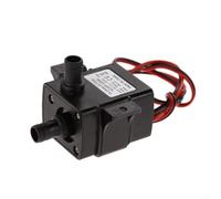 Bomba de agua sin escobillas de 12 V 5 W, flujo de 240 l/h, <45 dB de bajo ruido, sello estático a prueba de fugas para acuario, estanque de peces, fuente de jardín, caravana para refrigeración de