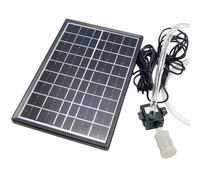 Bomba de agua Solar de 12V, filtración de estanque de peces circulante, bombas sumergibles de oxígeno para depósito de agua de pecera al aire libre A
