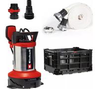 Bomba de agua sucia Einhell, juego de aspiración para inundaciones GE-DP 7535 N LL ECO