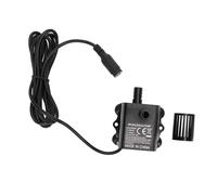 Bomba de agua sumergible sin escobillas DC 12V 10W, 0 a 400L por hora Bomba a prueba de agua IP68 con ajuste de flujo, para de refrigeración por agua de computadora de fuente de