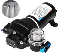 Bomba de agua VEVOR de alta presión, bomba de membrana autocebante de 17 litros/minuto, con protección térmica, para vehículos, embarcaciones, caravanas, 12V, 2 metros de cable